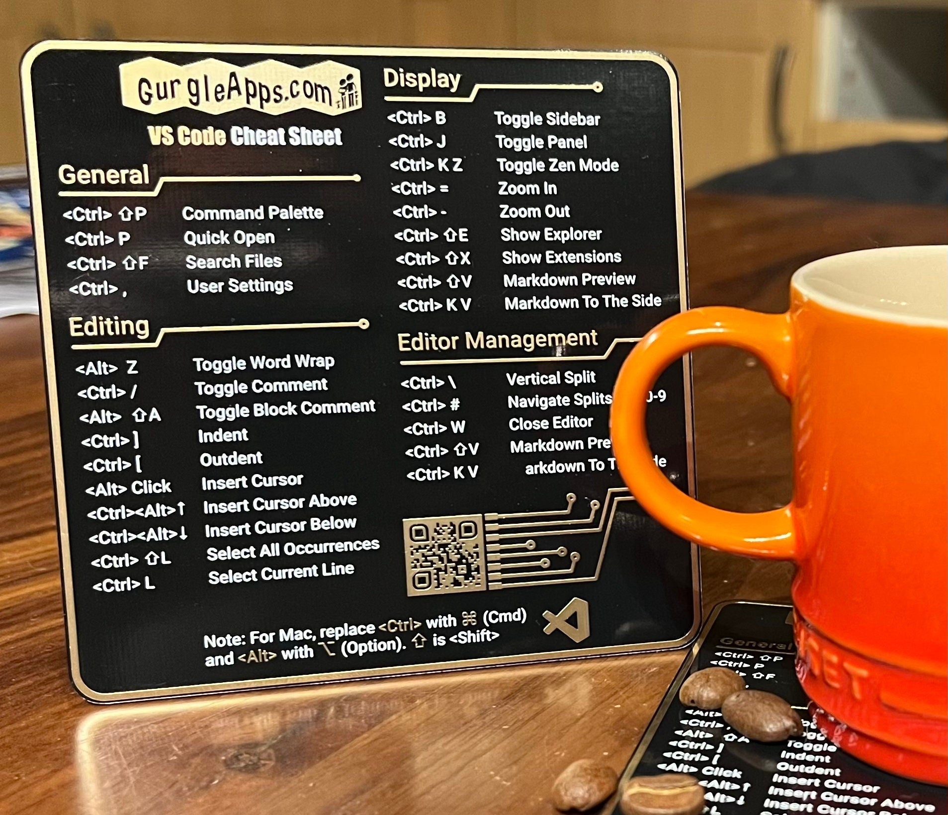 Tech Enthusiast's Delight: Raspberry Pi Pico Pinout & VS Code PCB Coaster Bundle - Perfect for Coders and Makers!