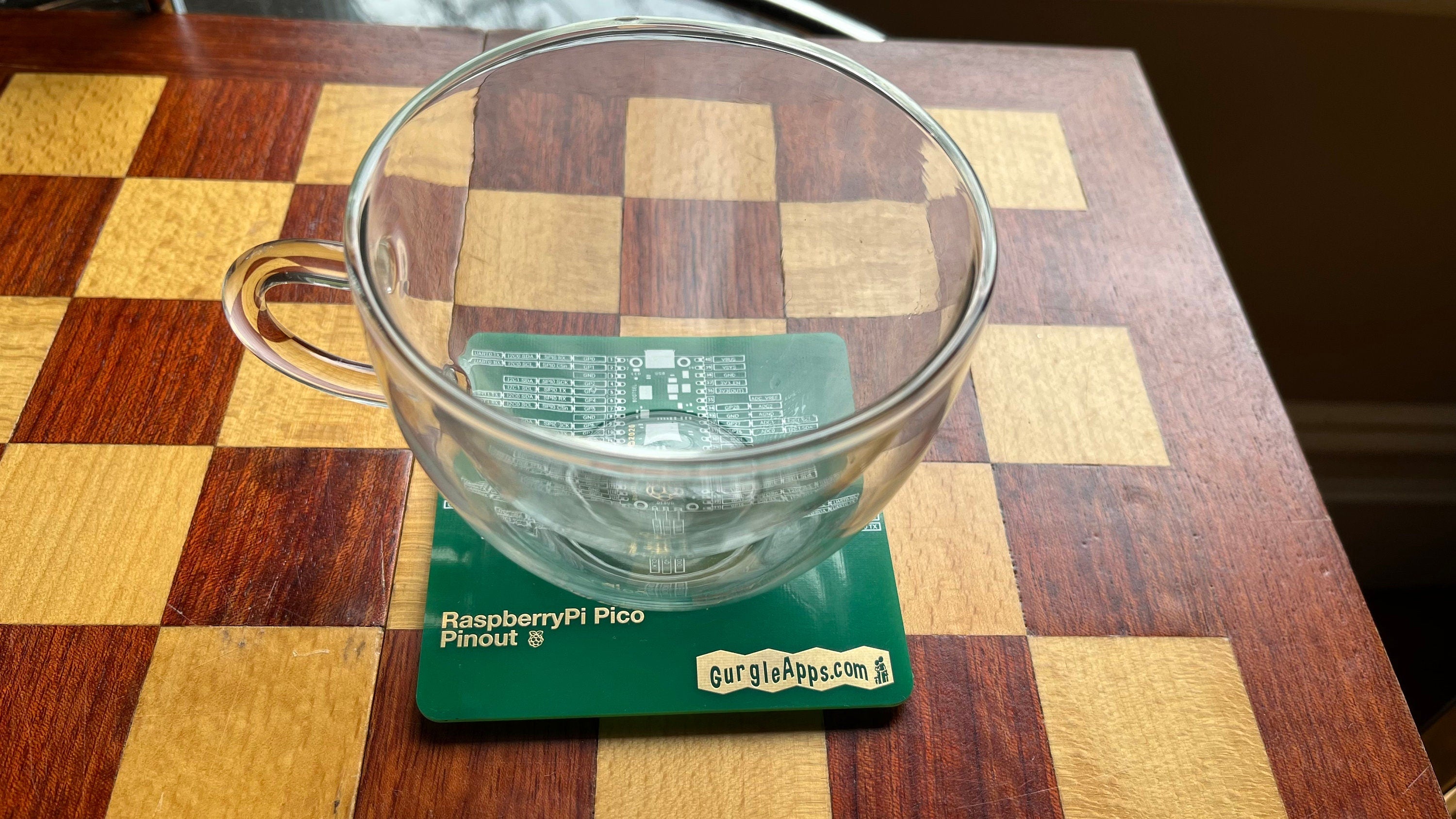 RaspberryPi Pico Pinout PCB Coaster