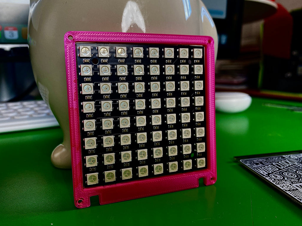 GurgleApps Custom RGB LED Matrix Display (8x8, Full-Colour)