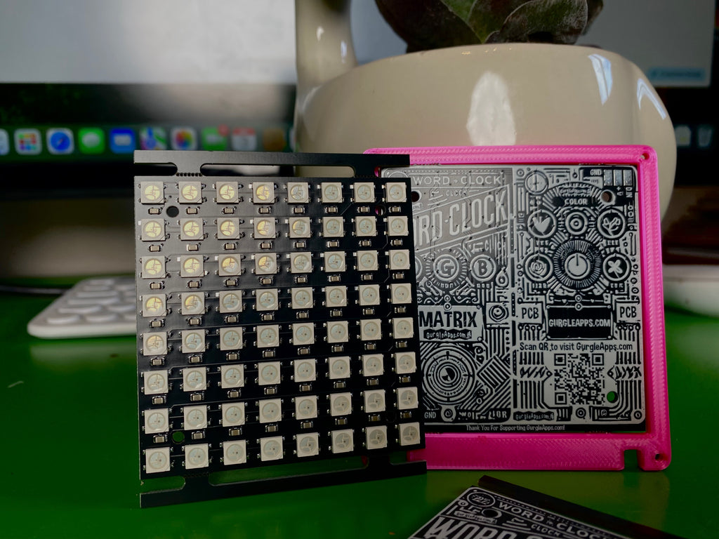 GurgleApps Custom RGB LED Matrix Display (8x8, Full-Colour)