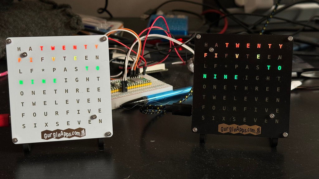 Color Word Clock Kit - operated by WiFi