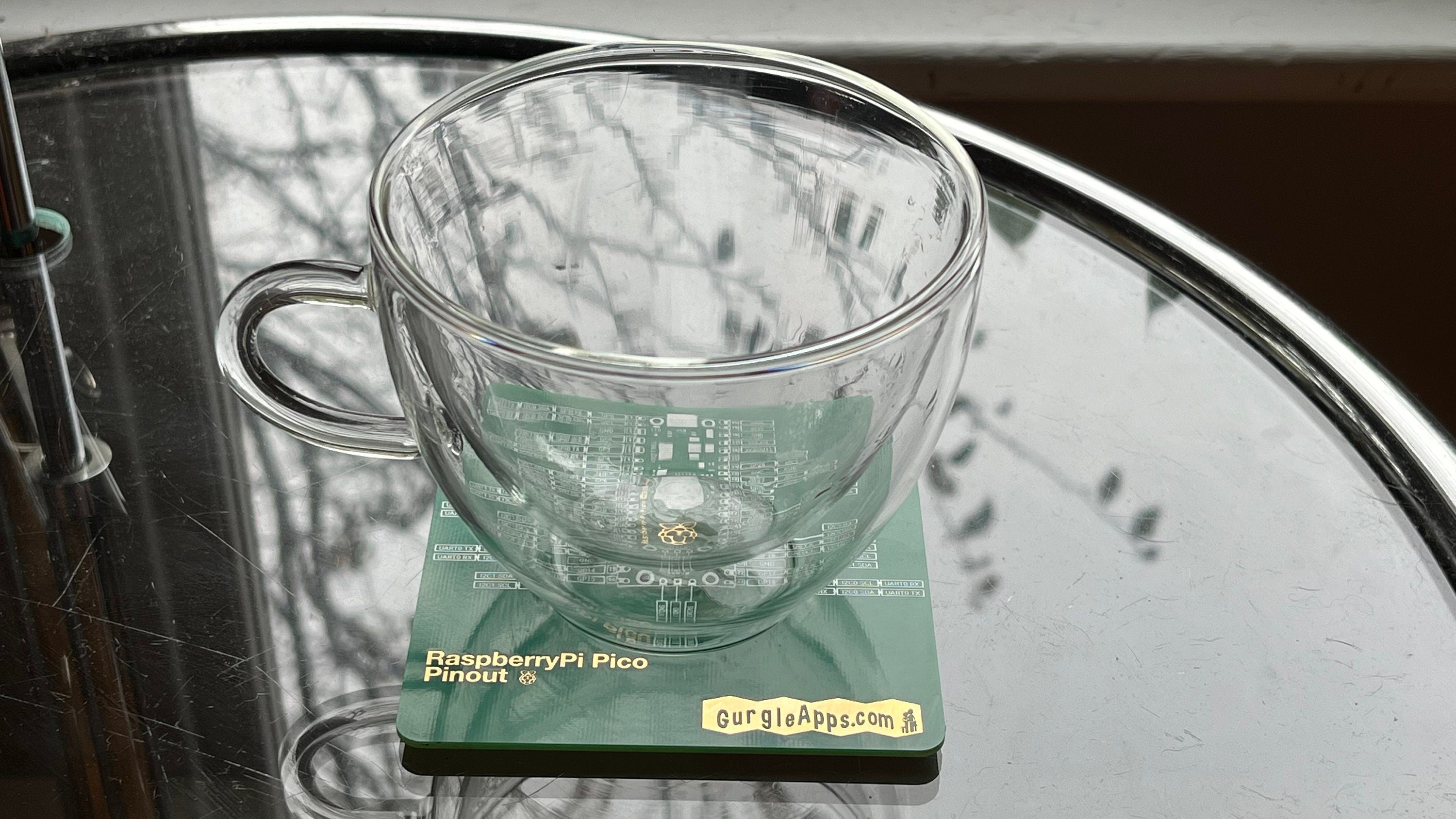 RaspberryPi Pico Pinout PCB Coaster